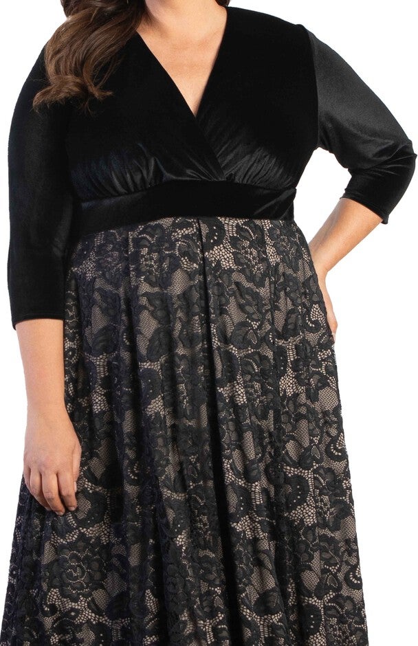 Victoria Velvet Evening Gown, , alternate image number null