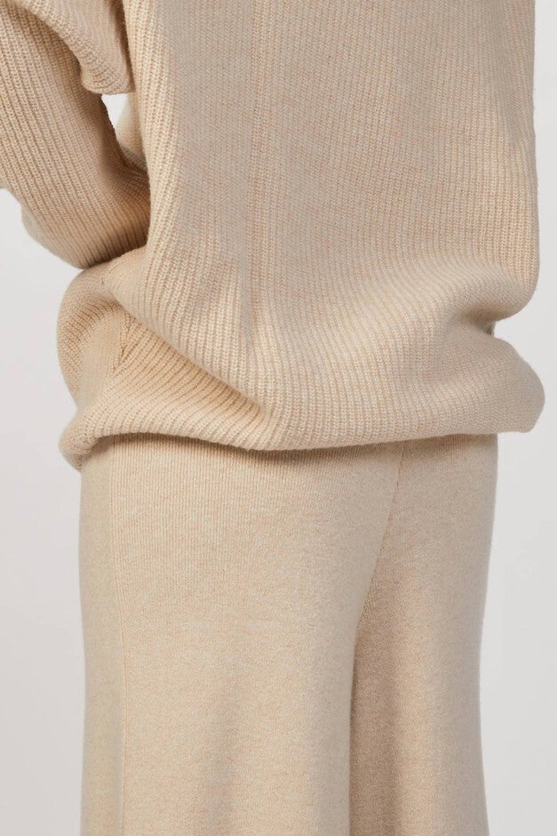 KORA TRICOT PANT IN BEIGE, , alternate image number null