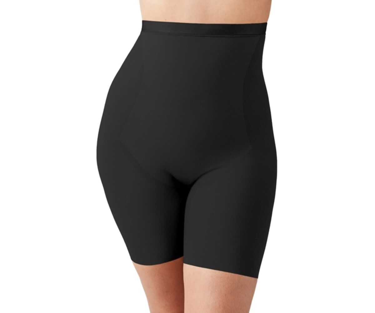 Shape Revalation Hourglass Low Back Thigh Shaper, Black / Black, hi-res image number 0