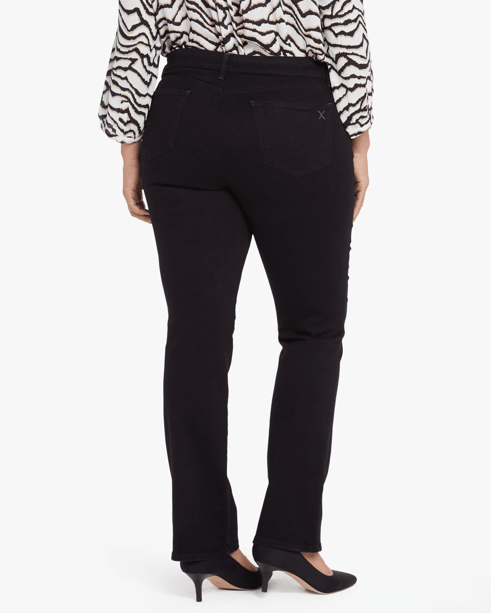 Marilyn Straight Pants, Black / Black, alternate image number 1