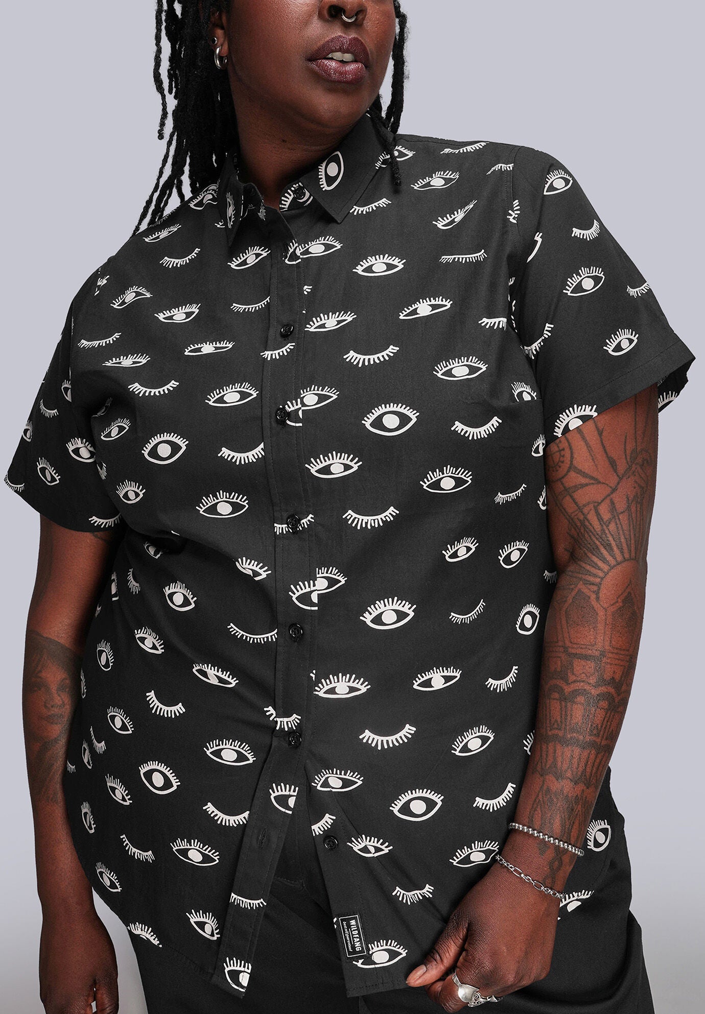 The Essential Button Up, WINK BLACK / Black, hi-res image number 0