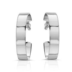2" Skylar Hoops Silver