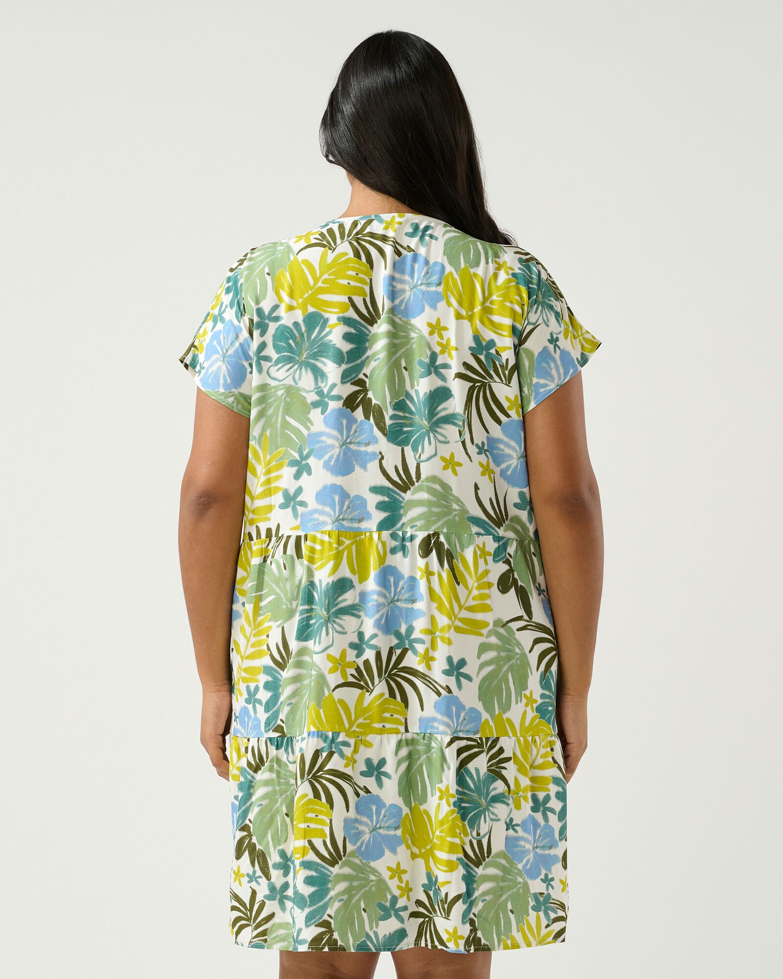 Antibes Resort Mini Dress, SkyCitron / Light Blue, alternate image number 3