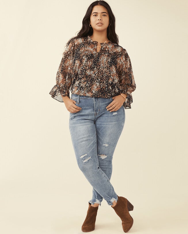 Gretchen Skinny Jean, Medium Wash / Medium Wash, hi-res image number null