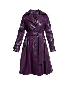 Darcy Recycled Leather Trench
