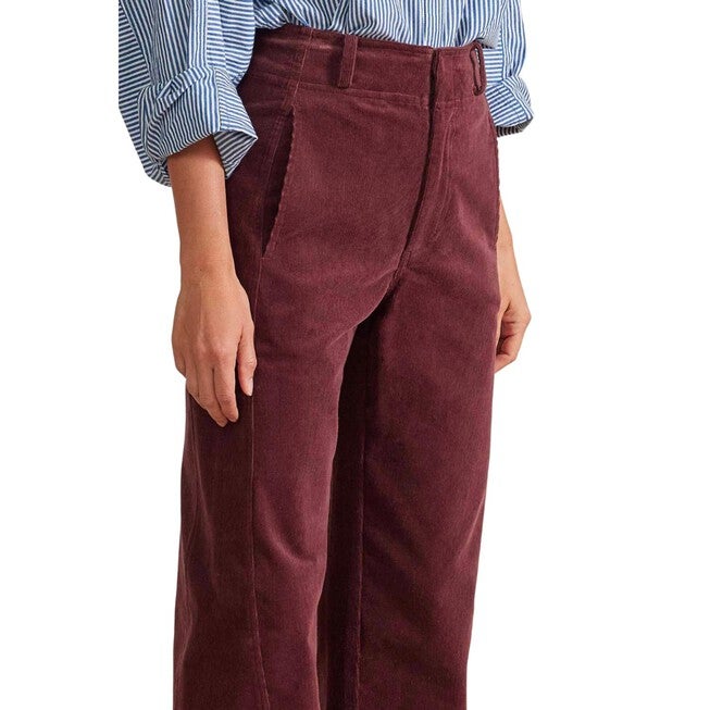 MERIDIAN CORDUROY PANT IN CHOCOLATE, Chocolate / Brown, alternate image number null