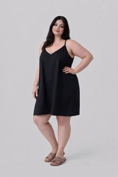 Short Tent Dress with back tie