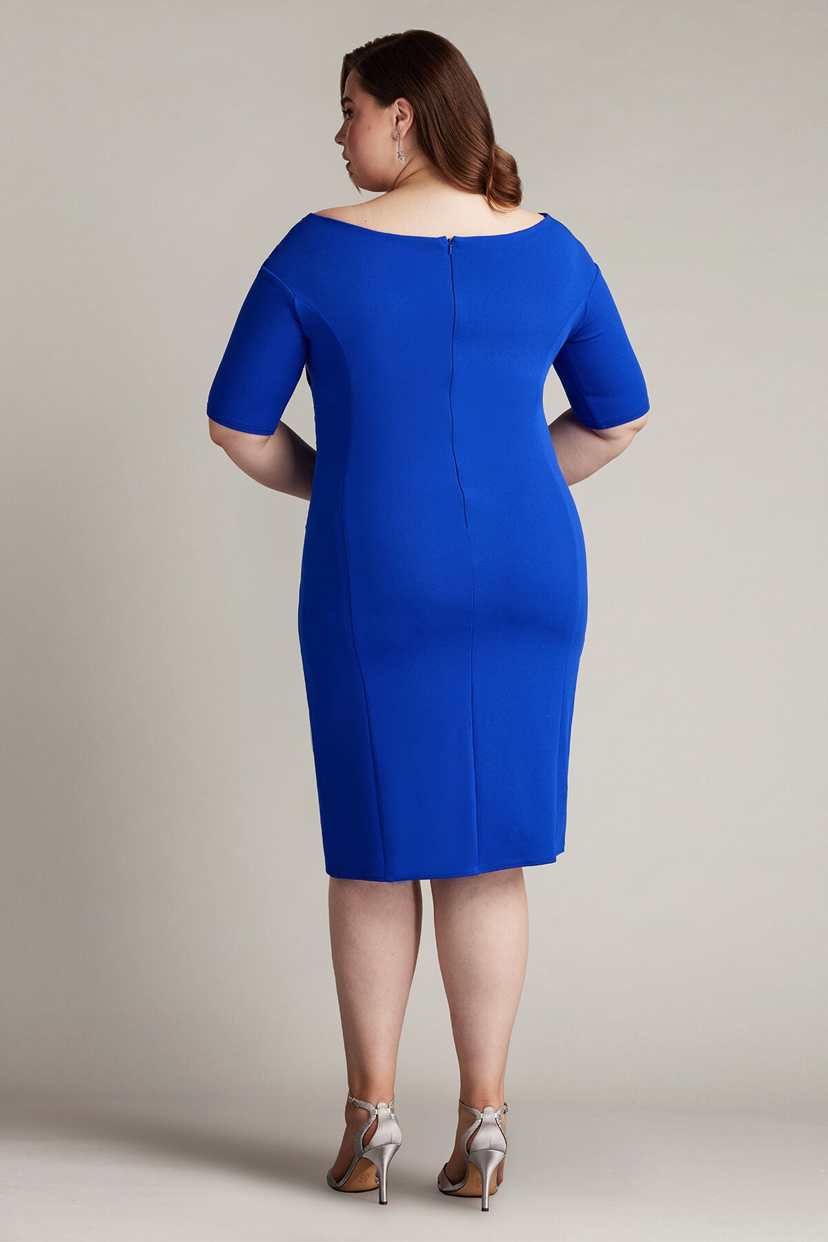 Adi Textured Crepe Dress, MYSTIC BLUE / see-description, alternate image number 1