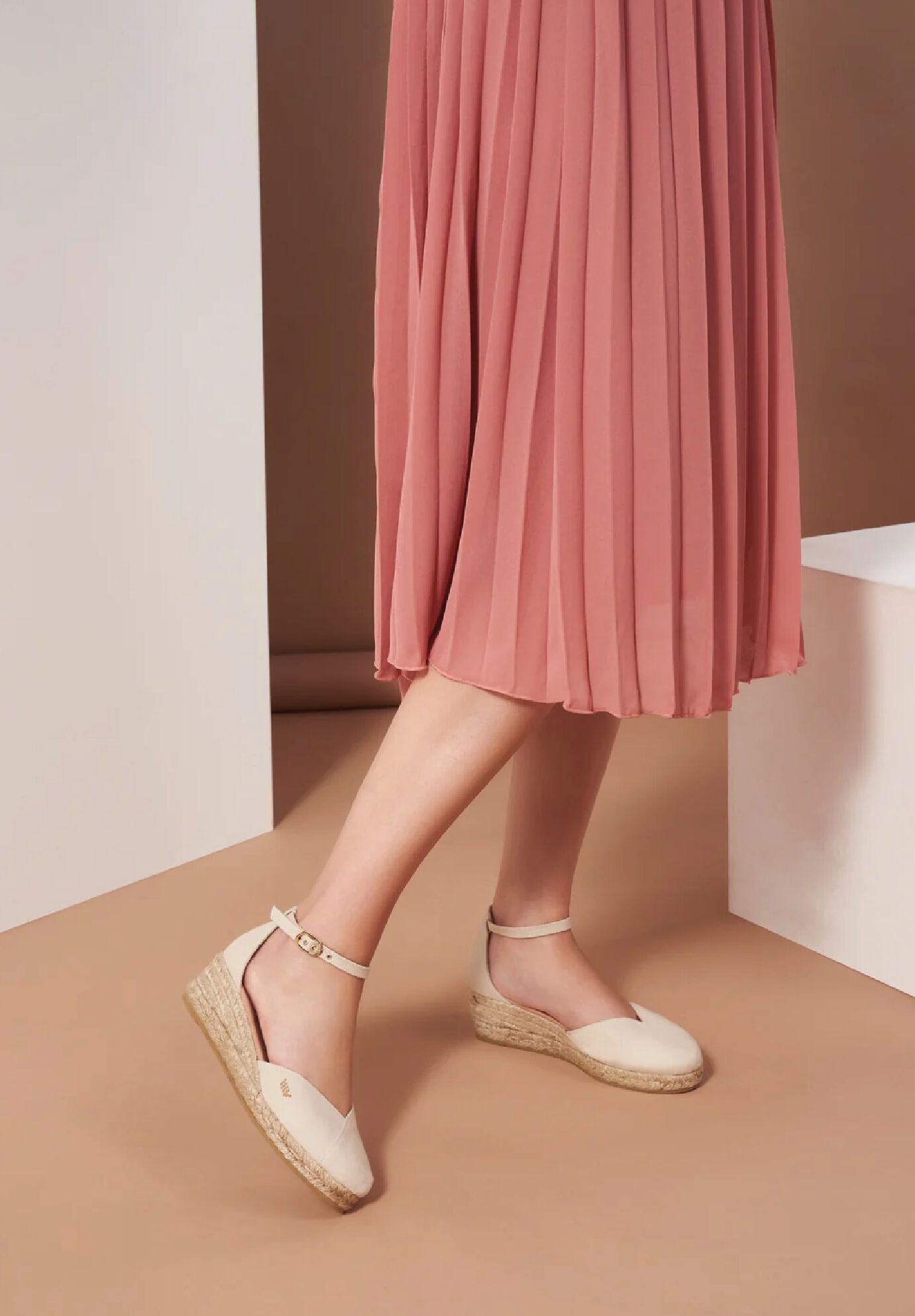 Formiga Canvas Espadrille Wedges, Beige / Beige, alternate image number 3