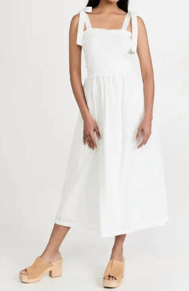 LOVE LETTERS MAXI DRESS IN WHITE, White / White, hi-res image number 0