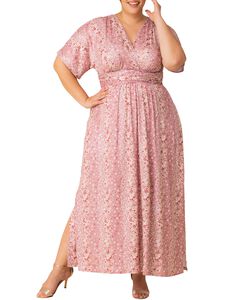 Plus Size Pink Formal Dresses