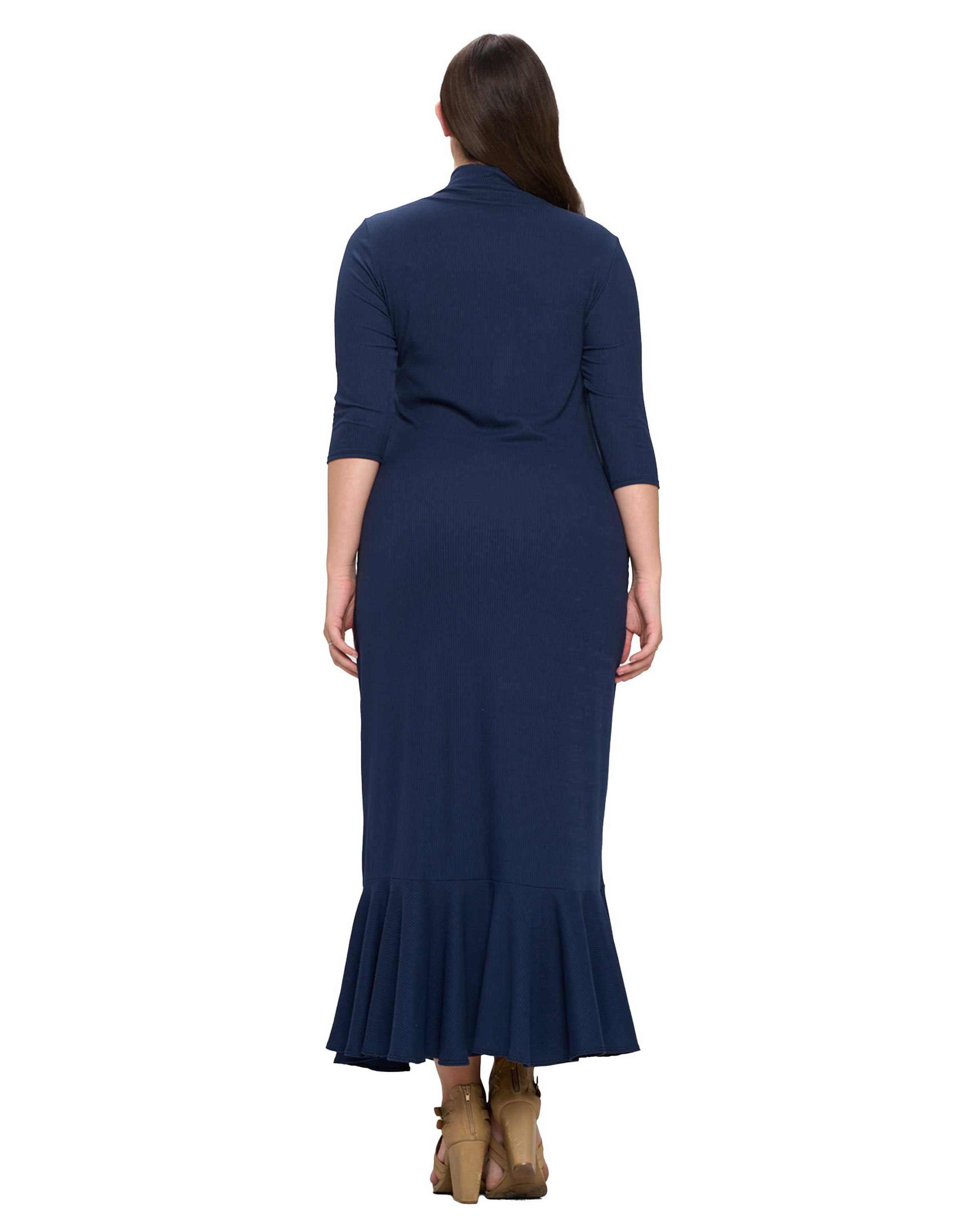 JORDAN CUTOUT RIB DRESS, , alternate image number 6