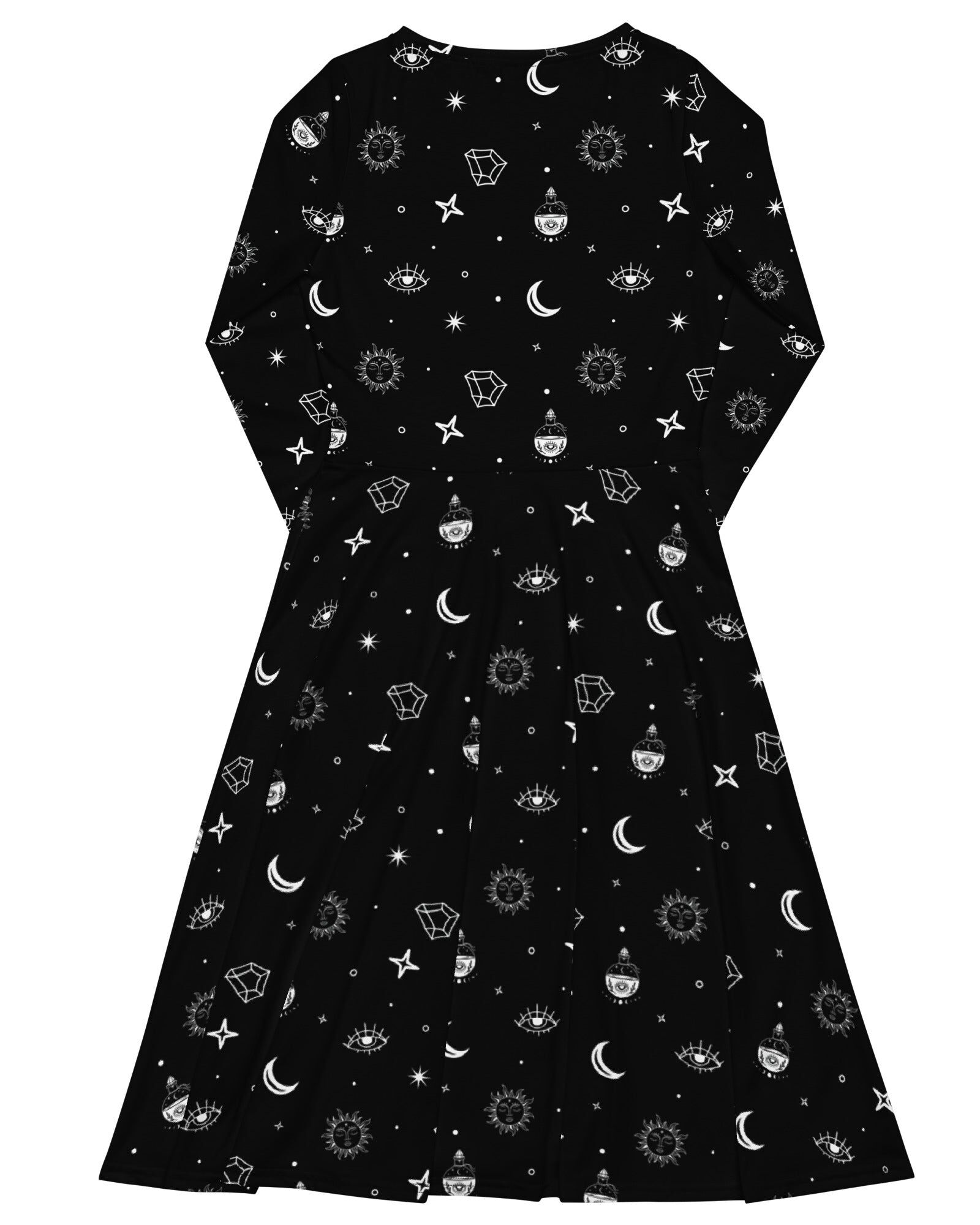Cosmic Alchemy Long Sleeve Midi Dress, , alternate image number 3