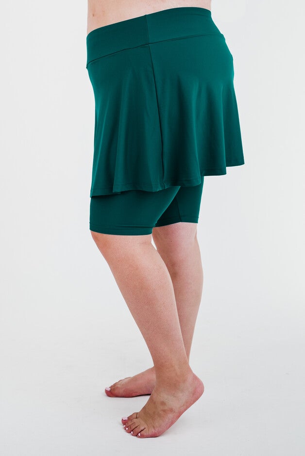 Midi Swim Skort, , alternate image number 1