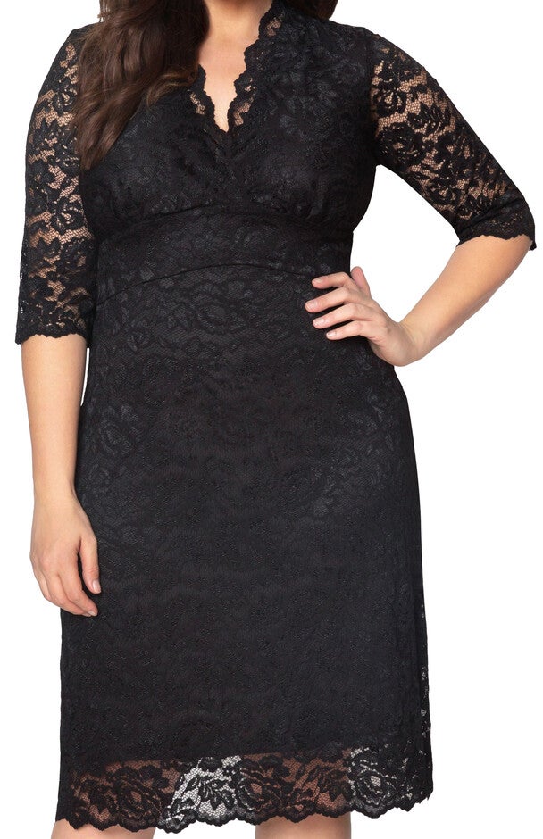 Scalloped Boudoir Lace Dress, , alternate image number 5