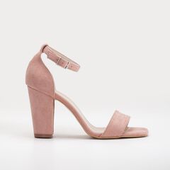 JESS - DUSTY PINK SUEDE SANDALS