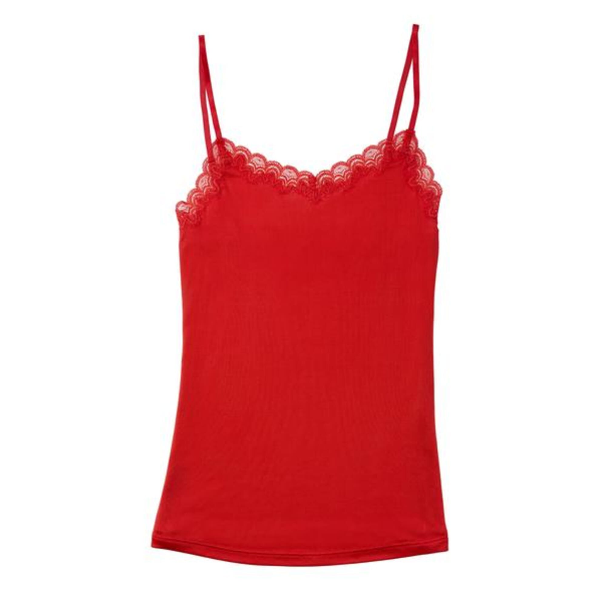 Soft Silk Camisole, Fiery Red / Red, hi-res image number 0