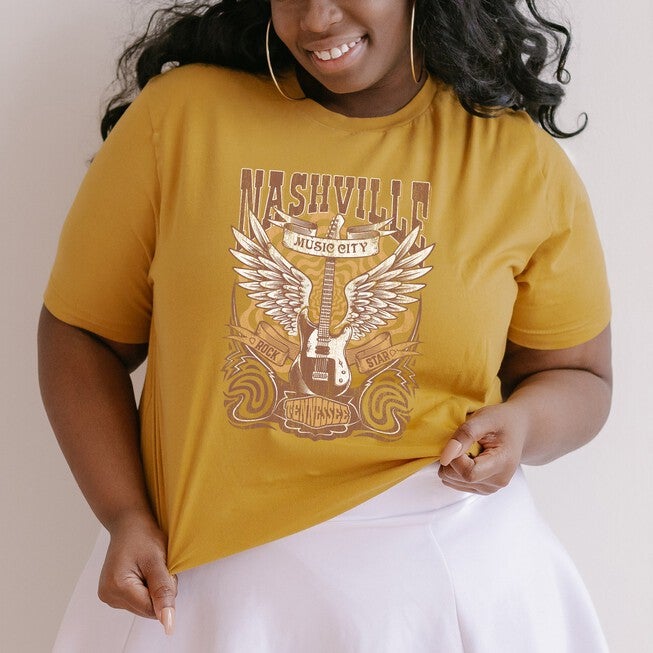 Nashville Guitar Wings, Mustard / Mustard, hi-res image number null
