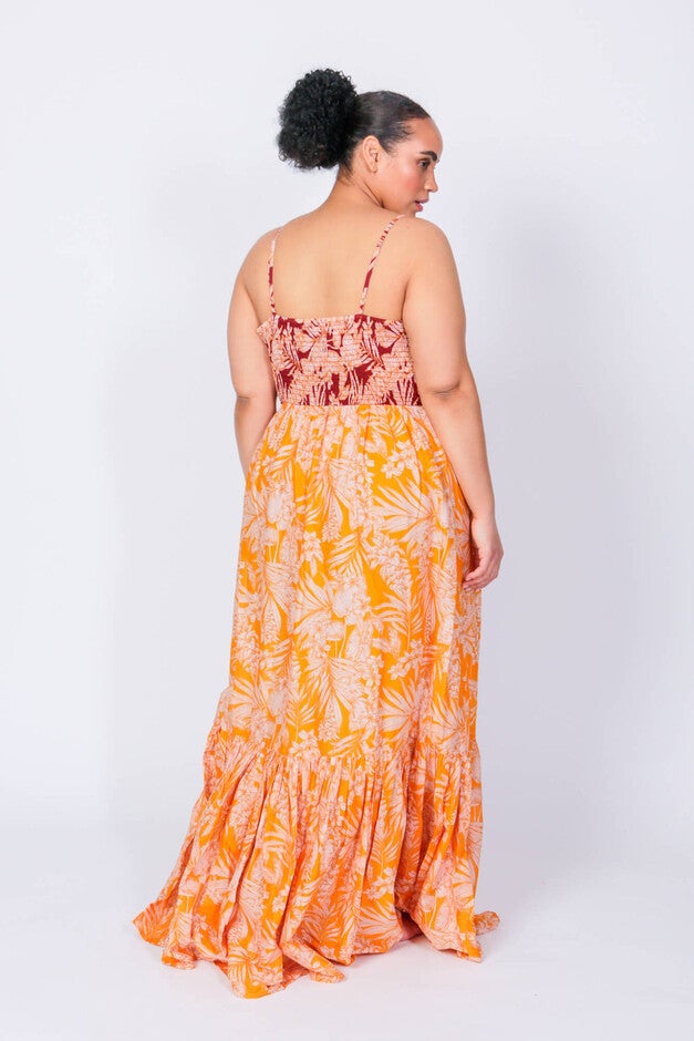 Bohemian Island Maxi Dress, Bohemian Island / Red, alternate image number 2