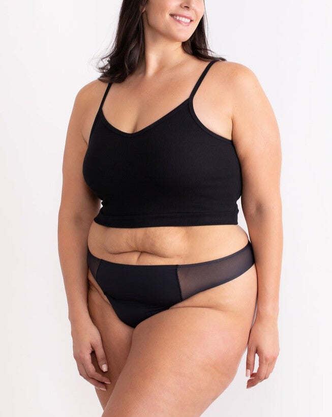 Soft Seamless Thongs with Mesh, , alternate image number 8