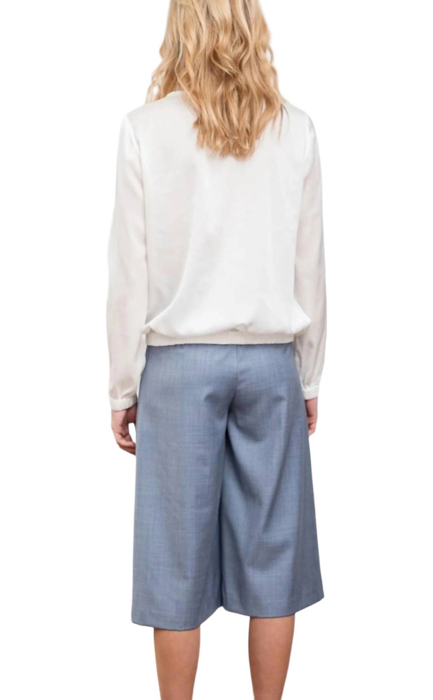 Marina Culottes Short, Blue / Azure Blue, alternate image number 2