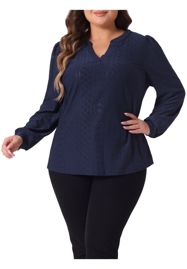93% Polyester, 7% Spandex, Navy Blue / Navy, alternate image number 1