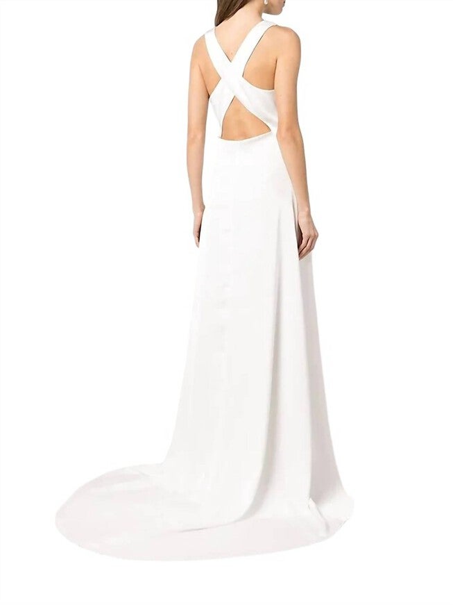 ASTOR GOWN, Off White / White, alternate image number null