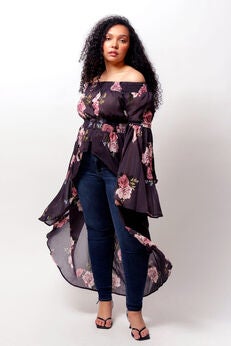 Romance Off The Shoulder Duster
