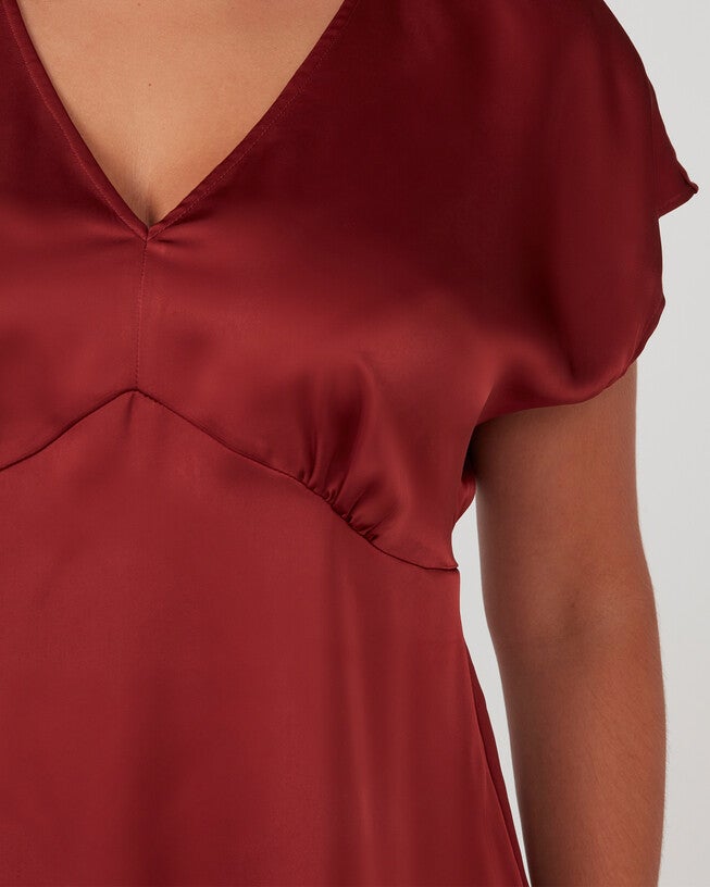 Retreat Empire Line Blouse, Spice / Brown, alternate image number null