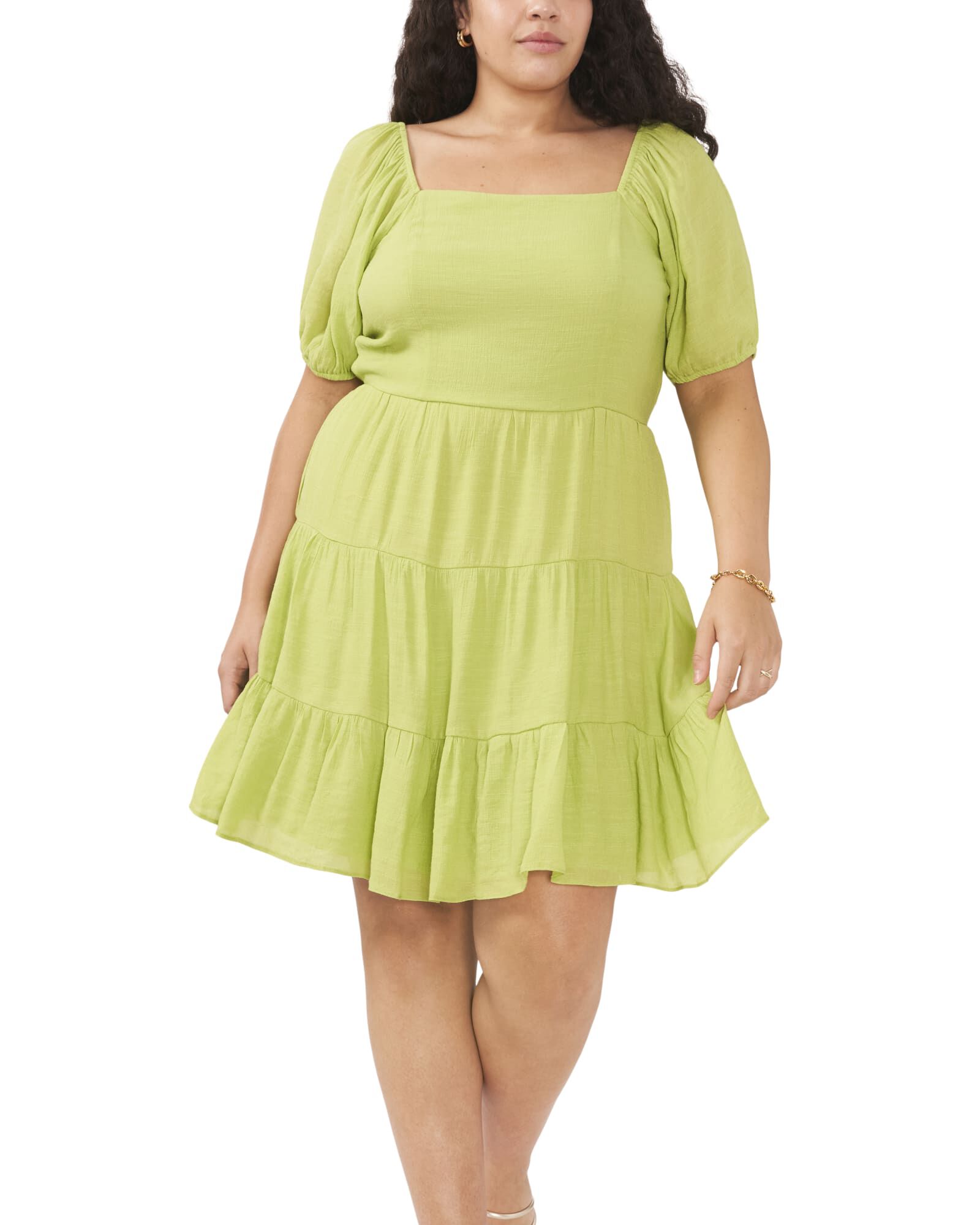 Kendall Tie Back Dress, HERBAL GARDEN / Sage Green, alternate image number 2