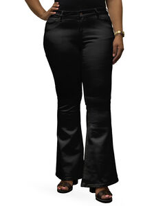 Plus Size Flare Ankle Jeans