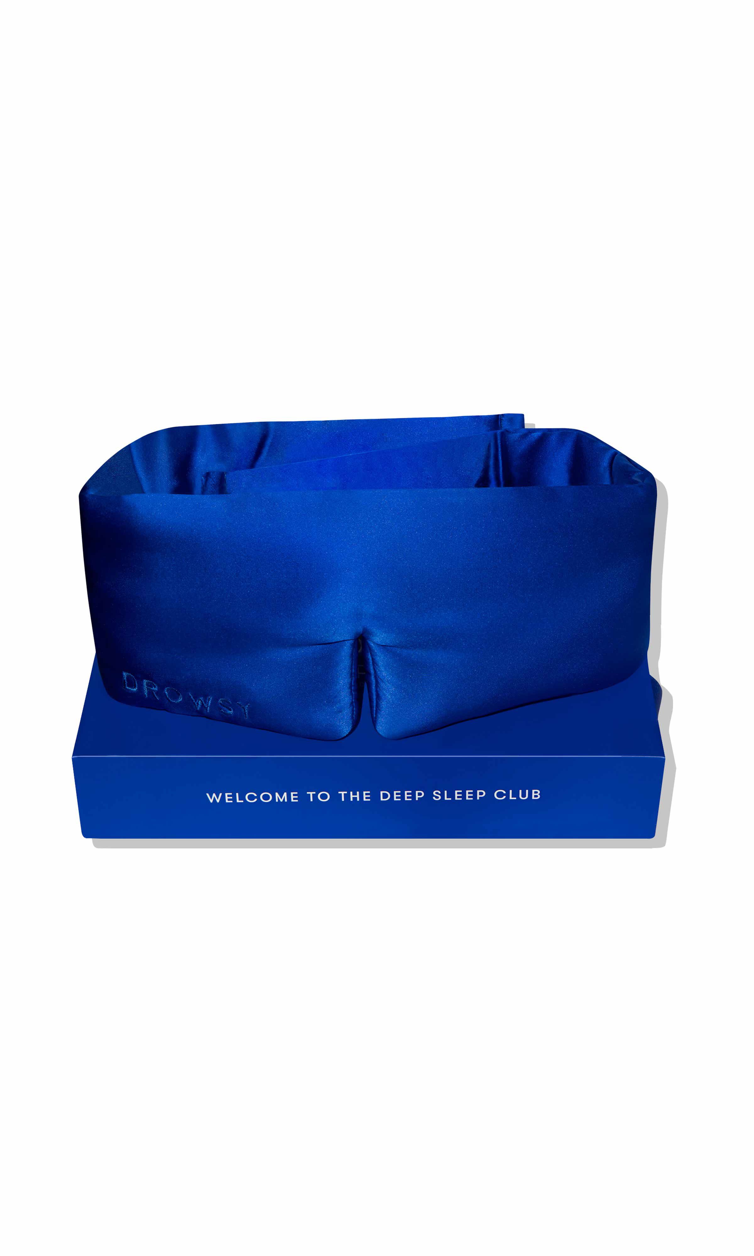 Silk Sleep Mask, Royal Blue / Royal Blue, hi-res image number 0