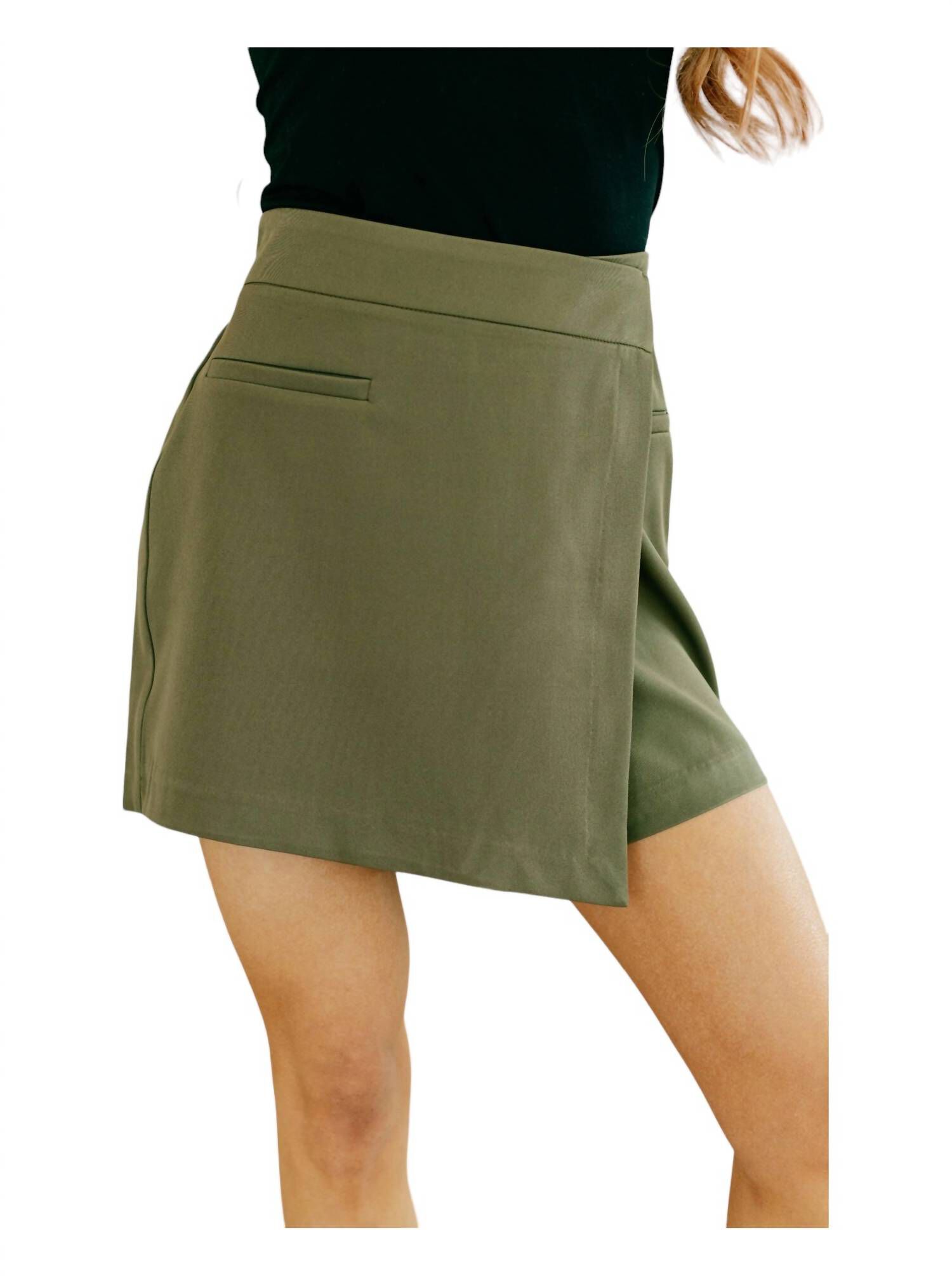 All Your Friends Skort, Army Green / Olive Green, alternate image number 1