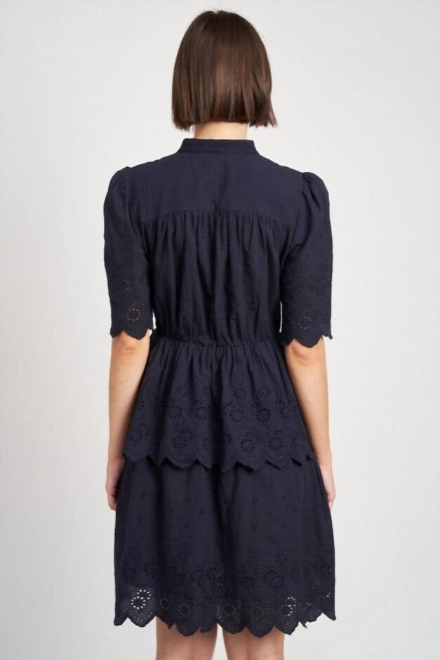 MARIN MINI DRESS IN BLACK, , alternate image number 5