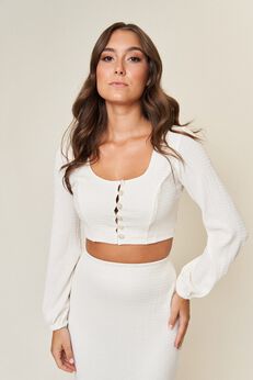 Carly Cropped Blouse