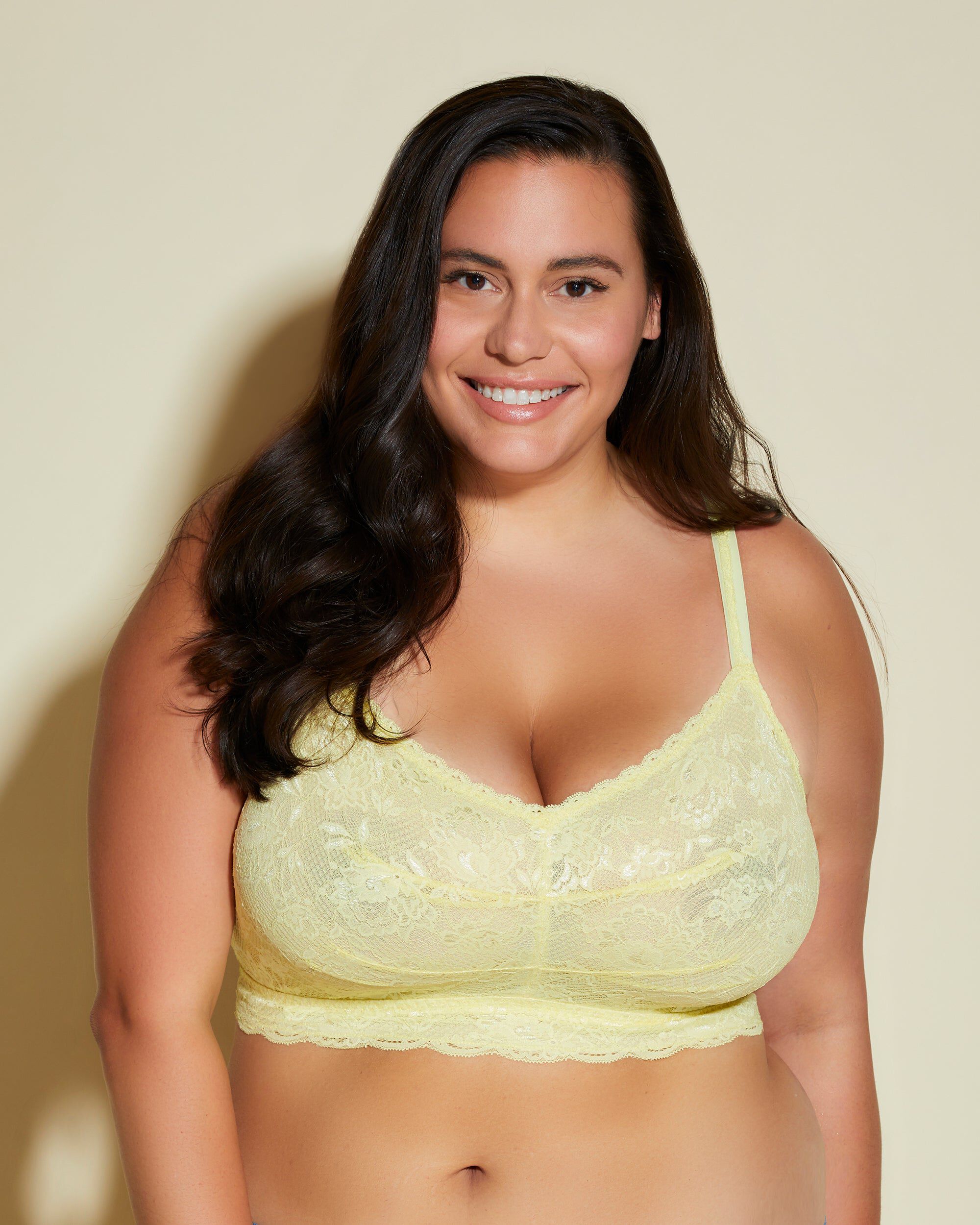 Ultra Curvy Sweetie Bralette, Mignonette / Yellow, hi-res image number 0