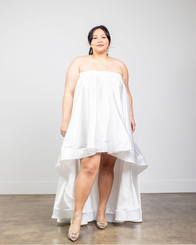 Selene Dress, White / White, hi-res image number 0