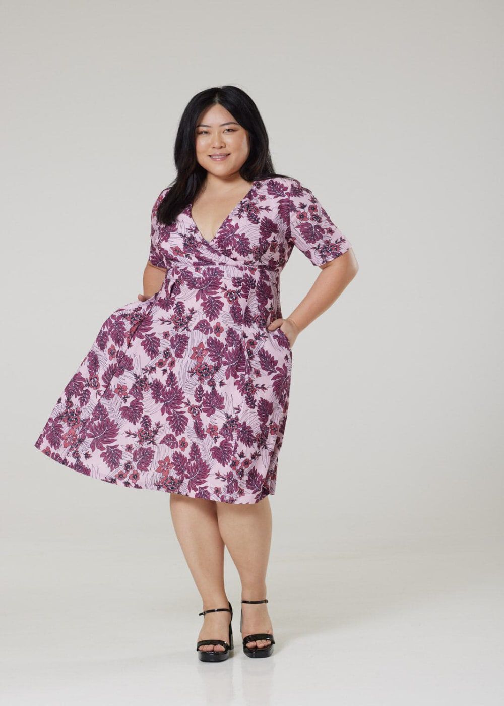 Riley Dress, Purple / Purple, hi-res image number 0