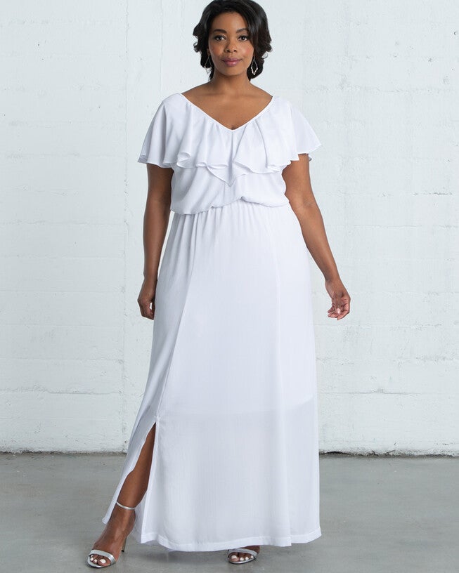 Willow Maxi Dress, PORCELAIN / Ivory, alternate image number 2