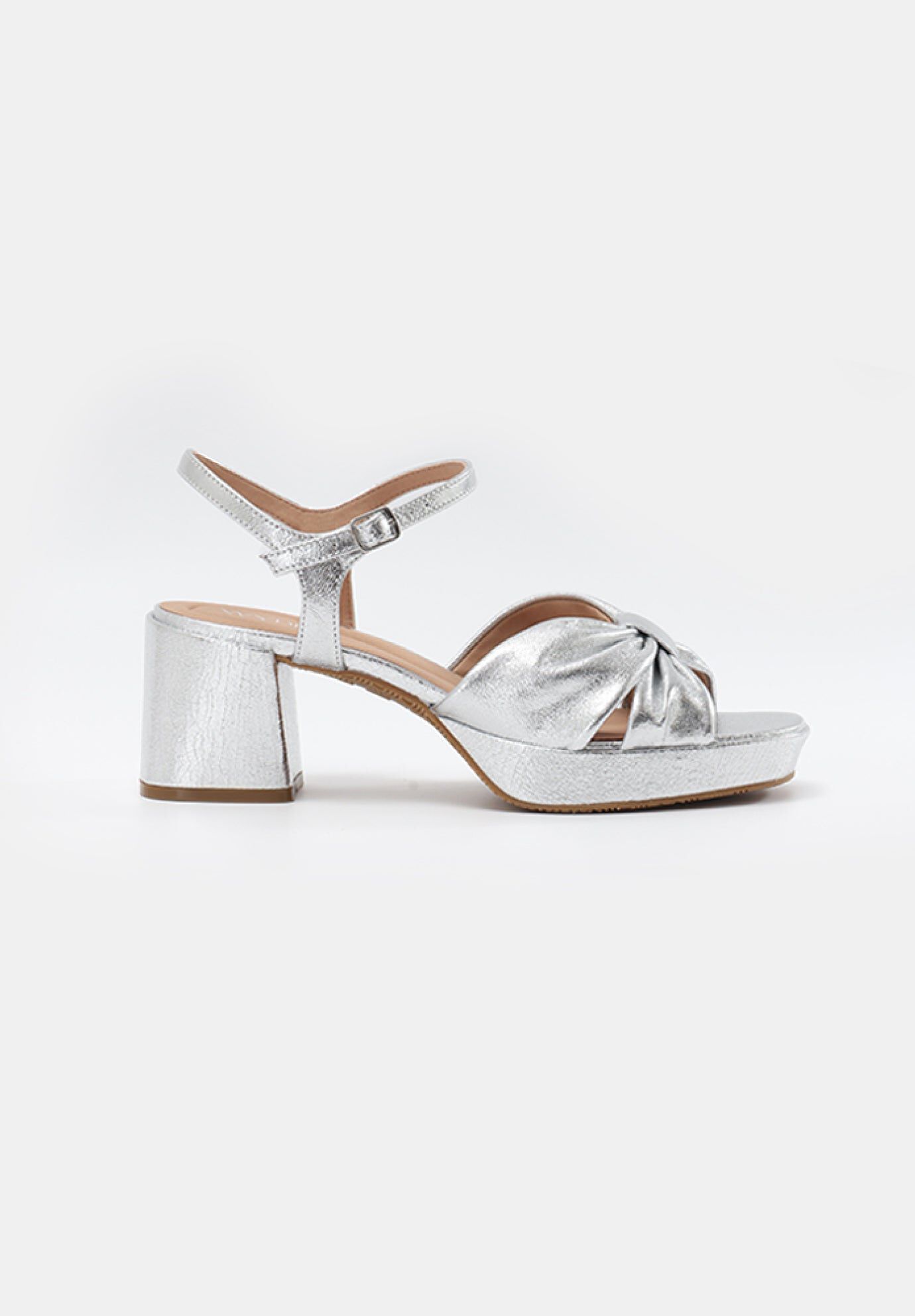 Donna Platform Sandals, Metallic Silver / Silver, hi-res image number 0