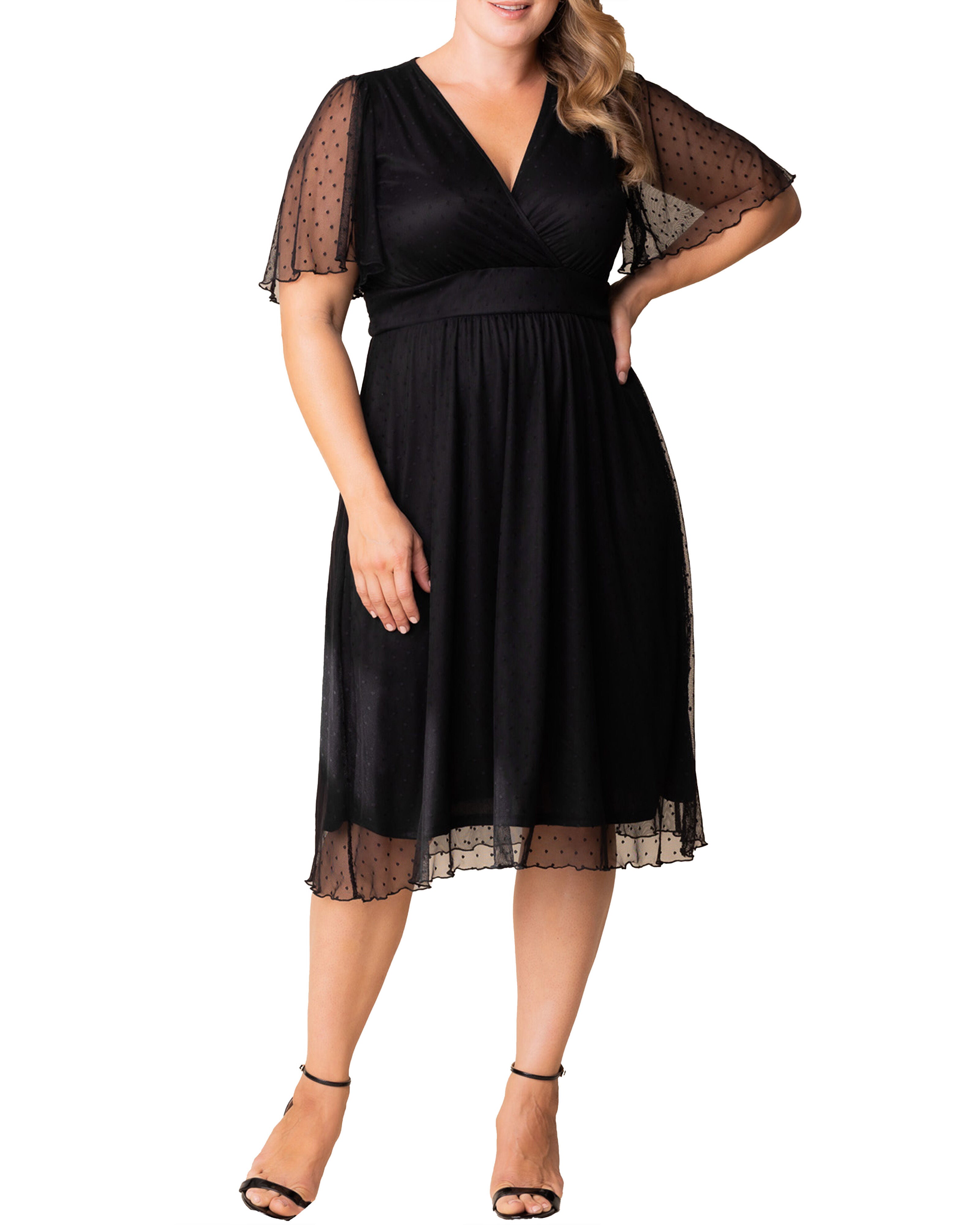 Margot Mesh Cocktail Dress, ONYX / Black, hi-res image number 0