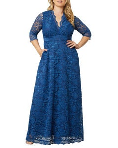 Maria Lace Evening Gown