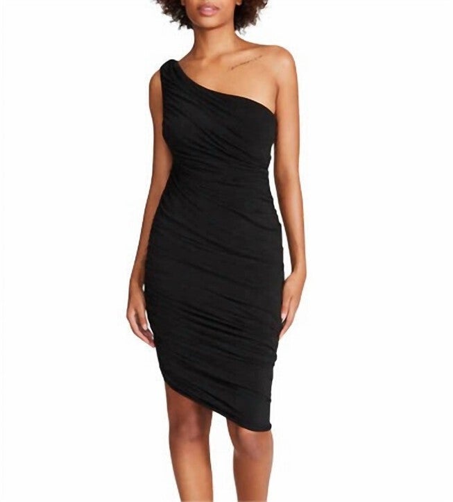AYANA DRESS IN BLACK, Black / Black, hi-res image number 0