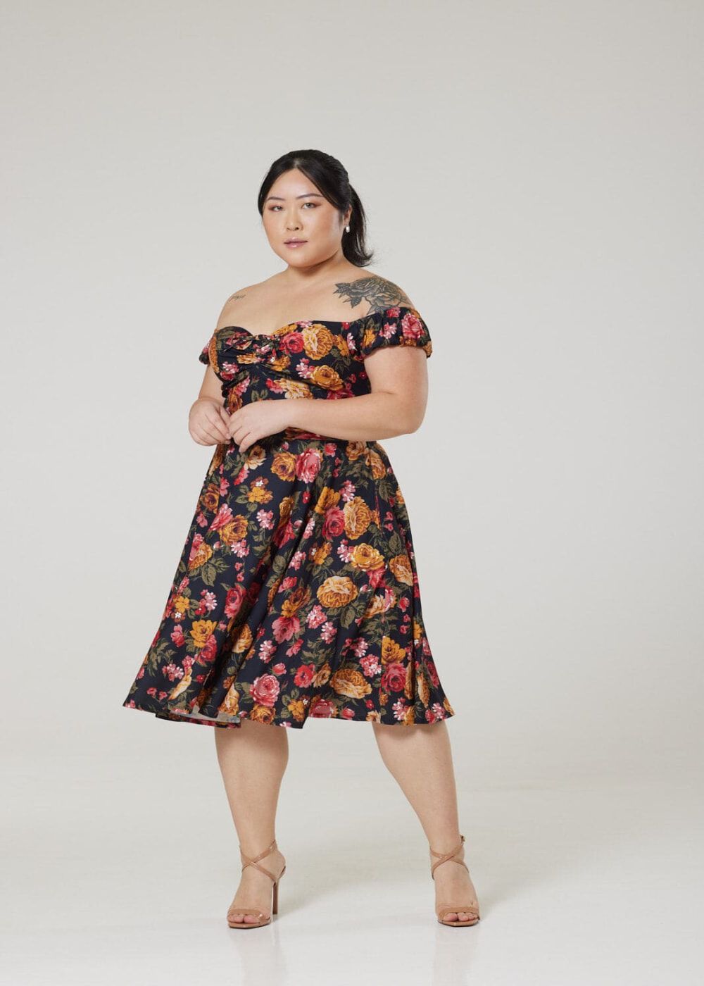 Moni Dress, Black / Black, hi-res image number 0