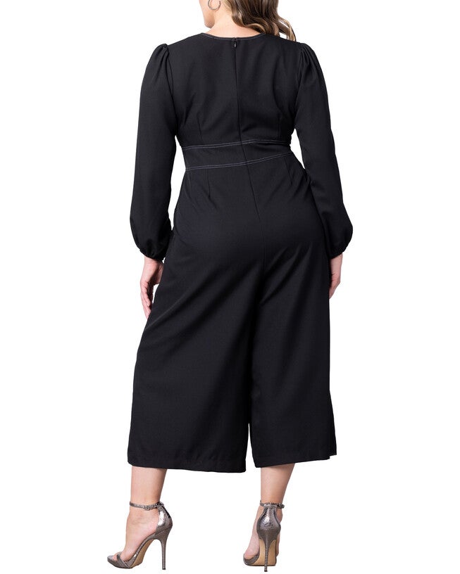 Tessa Cropped Wide-Leg Jumpsuit, , alternate image number null