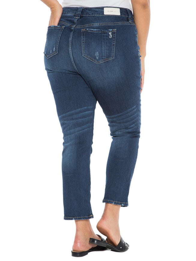 Easy High Rise Straight - SHEELA, SHEELA / Dark Wash, alternate image number 2