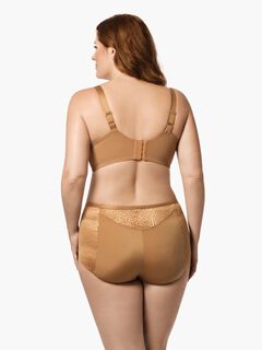 Leopard & Microfiber Brief, Mocha / Brown, alternate image number 1