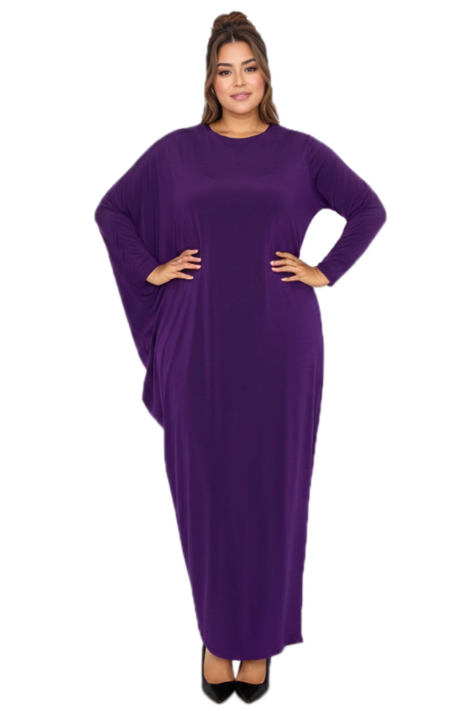 Louella Asymmetrical Maxi Dress, Purple / Purple, hi-res image number 0