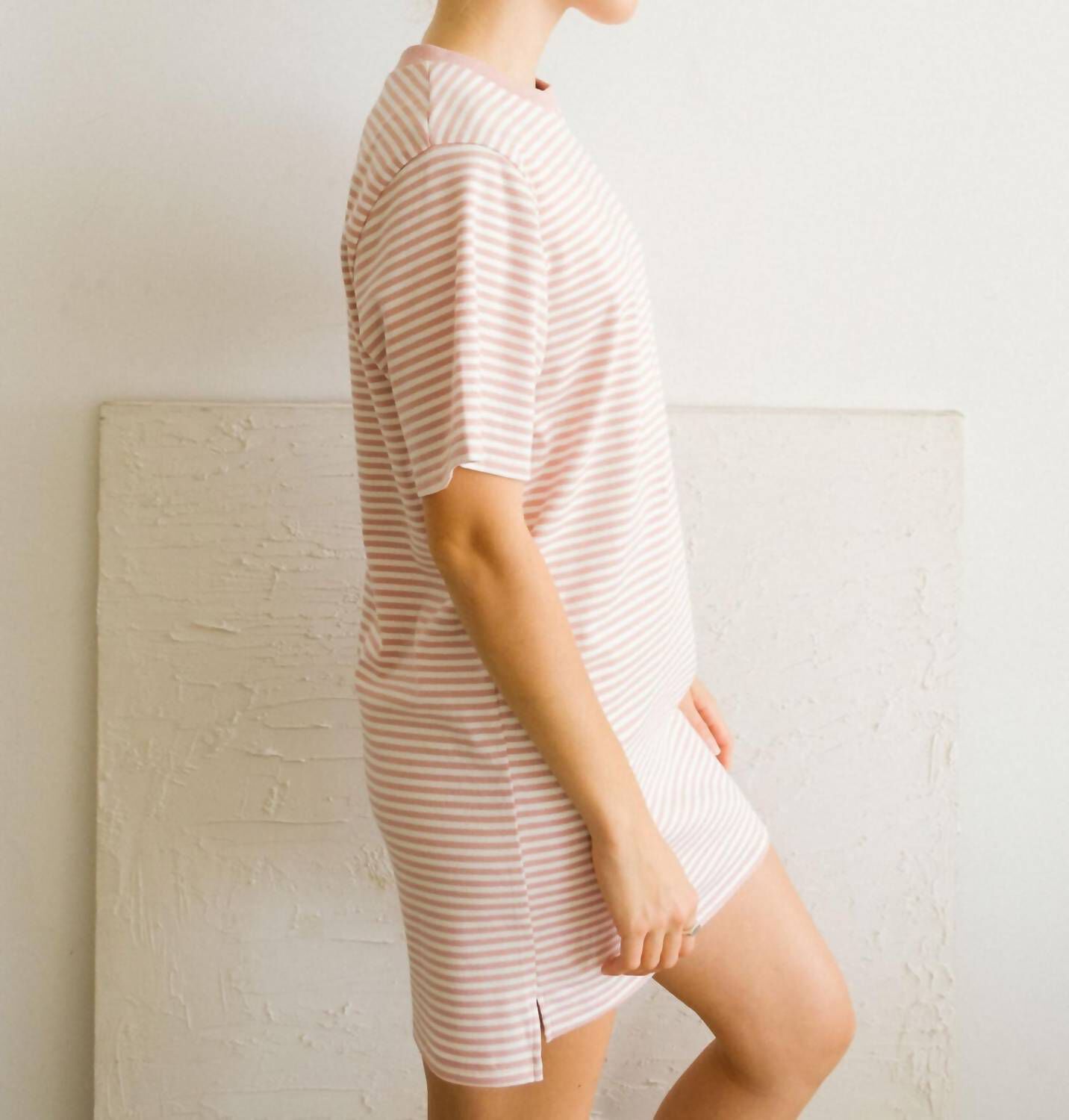 T-SHIRT DRESS IN PINK MULTI, , alternate image number 3