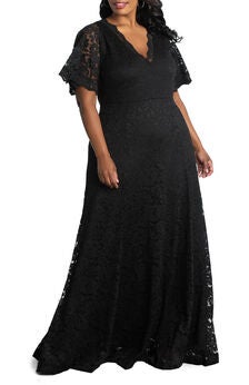 Symphony Lace Evening Gown